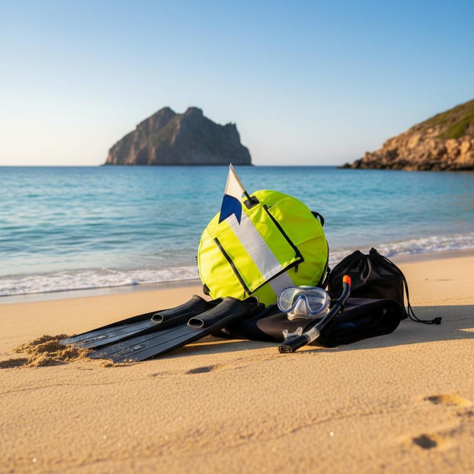 Immersione Segnalatore Galleggiante per Pesca Subacquea Caccia Materiale Durevole Adatto per Sport Acquatici Escursioni in Mare