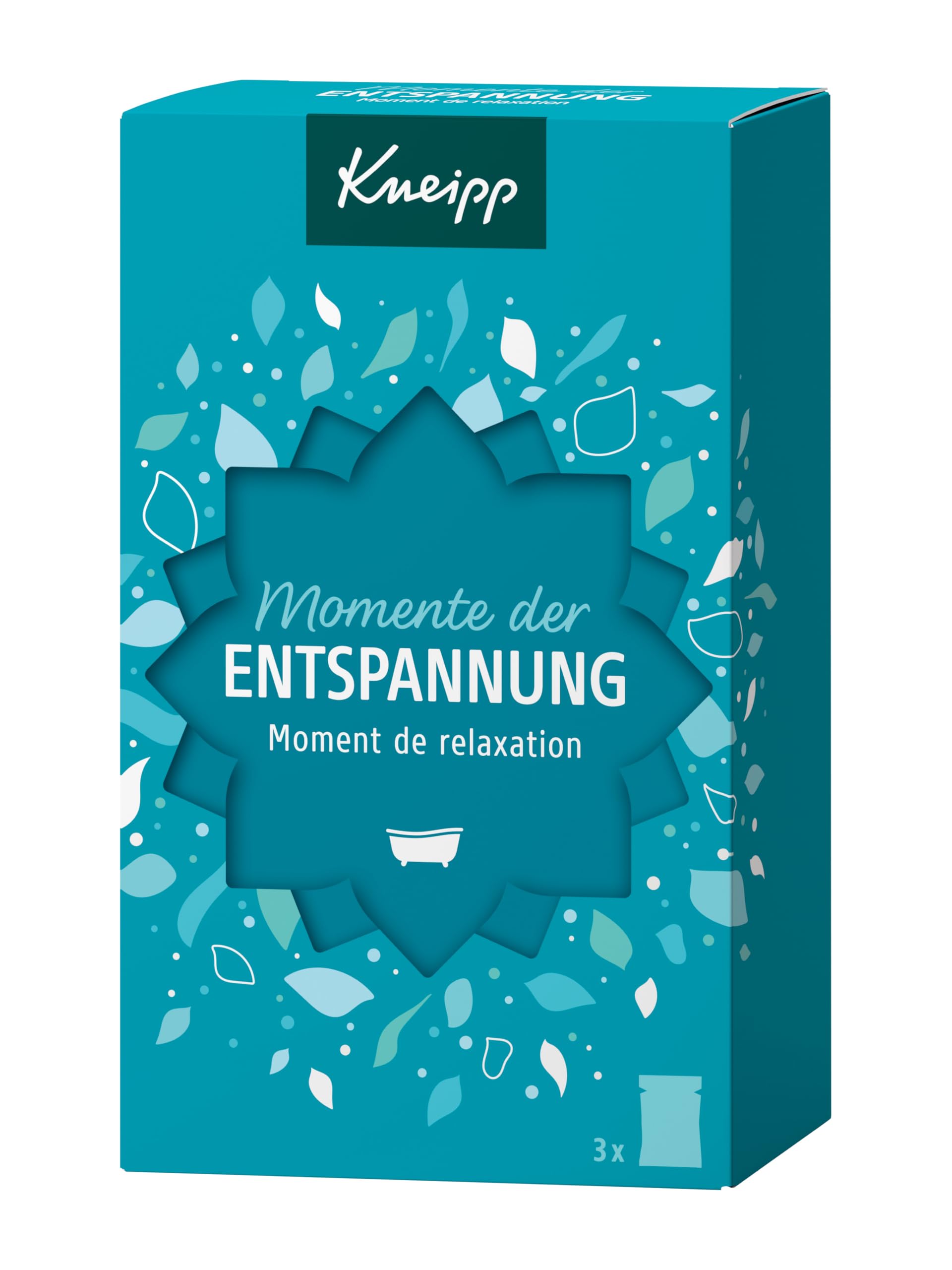 Kneipp Gift Set Moments of Relaxation - Selected Bath Crystals Bestseller (1 x 60 g each): Deep Relaxation, Pure Relaxation and Goodbye Stress - Small Attention and Ideal Gift