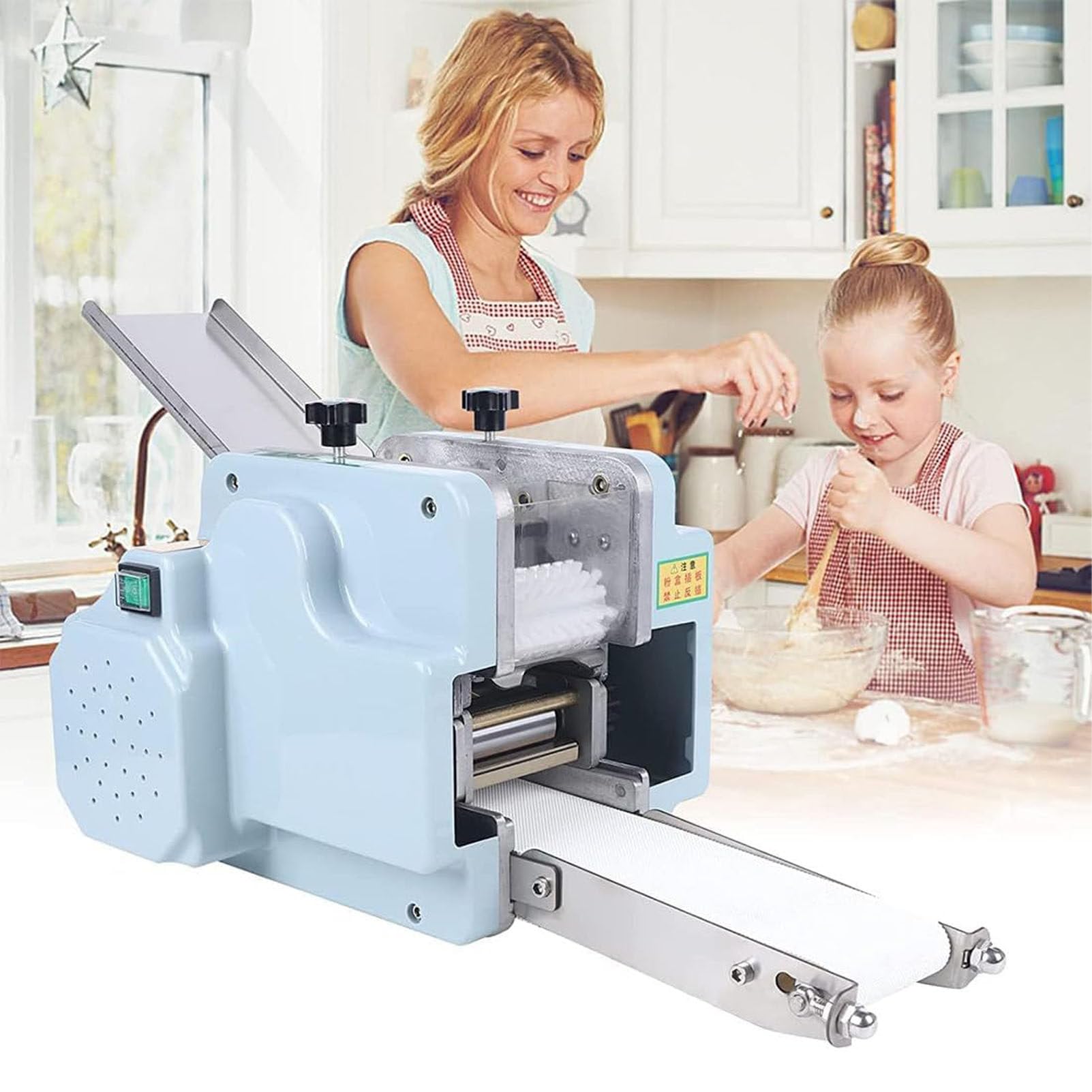 Máquina Profesional para Hacer ravioles, eléctrica automática de 140 W, para procesar Masa de Dumplings con moldes para wonton, ravioles y Pierogi, 50-60 Piezas/min. Circular+Square+Bar