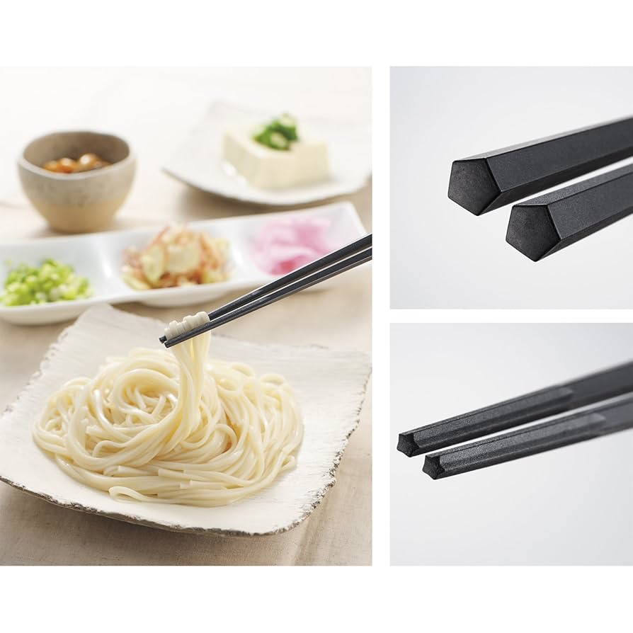 Amazon｜曙産業 ぐる麺箸 黒 19cm PM-084｜箸 オンライン通販