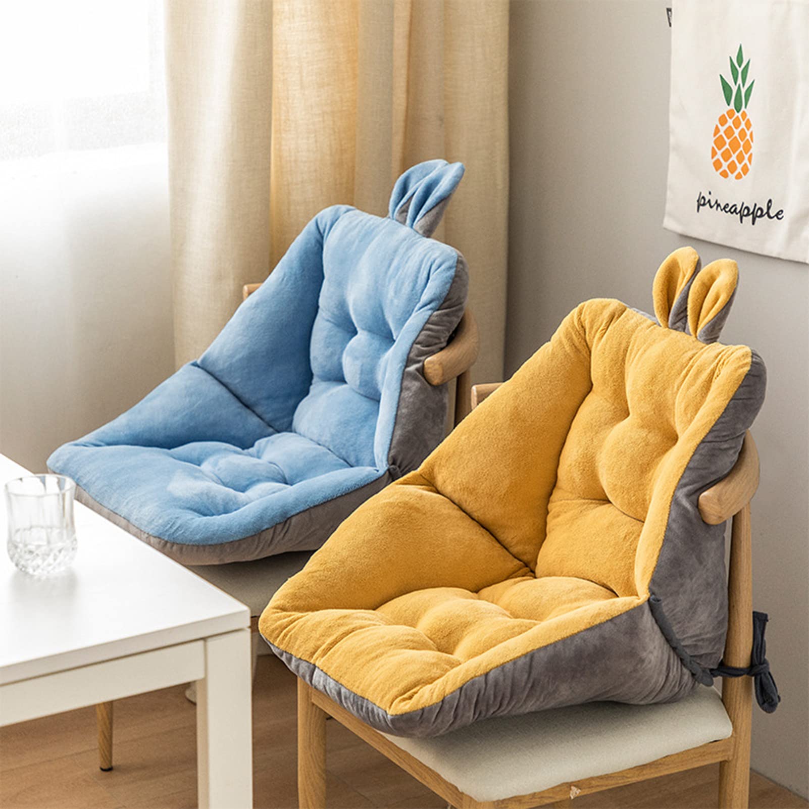 Coussin Siège Ergonomique Avec Dossier - Anti Escarres, Soulage Dos Et Coccyx - 45x45cm (Vert)