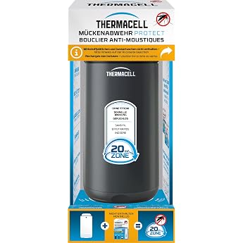 Thermacell Protect Mosquito Repellent Basic Device without Active Ingredient Platelets, Graphite | M&uuml;ckenschutzzone f&uuml;r Entsp