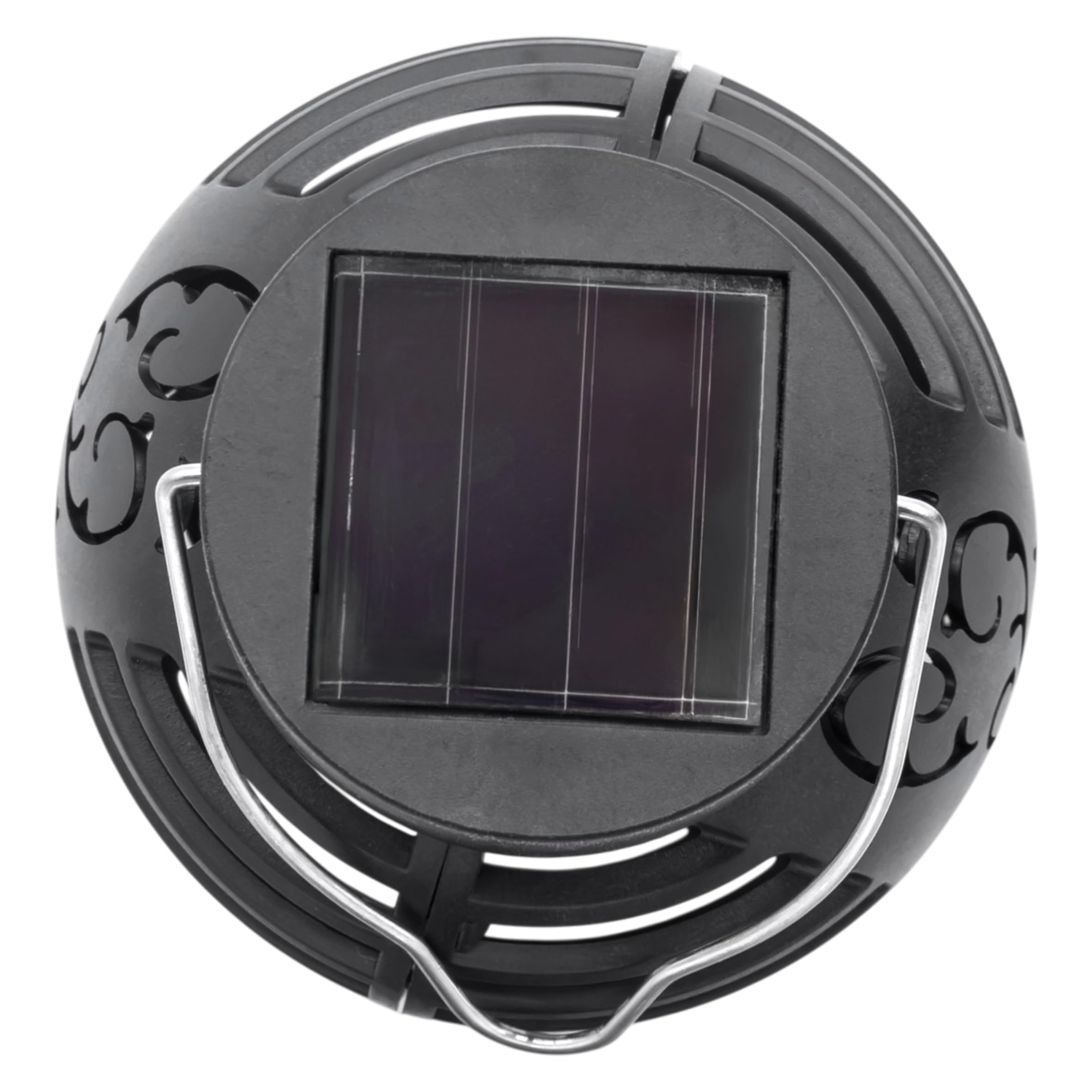 Lanterna solare a LED piccola con effetto fiamma, set da 6 pezzi, mini lanterna 9 x 7 cm, da appendere per esterni, lanterna decorativa da giardino, lampada solare a sospensione