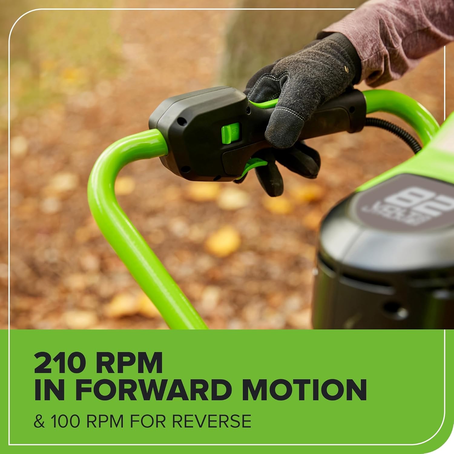 Greenworks 82V Brushless Earth Auger, 4.0Ah Battery and Dual Port Charger