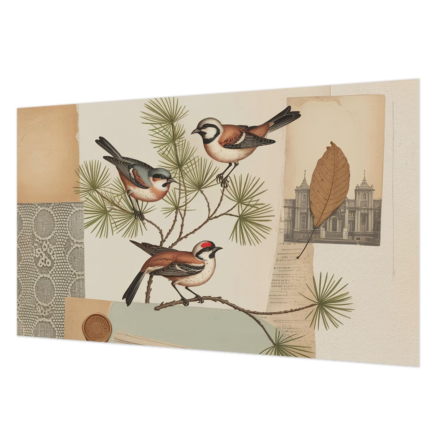 Papier peint intissé facile à nettoyer Tulup avec colle incluse 416x254