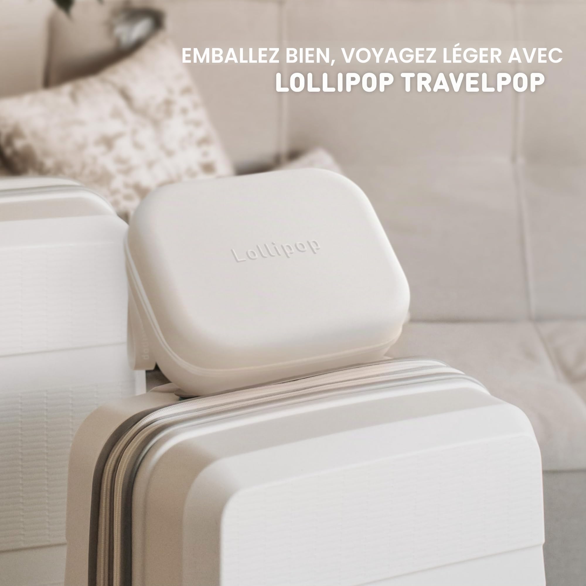 Lollipop Travelpop Étui de protection rigide pour moniteur de bébé et accessoires