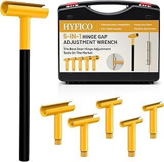 Upgraded Hinge Gap Adjusting Wrench for Residential and Commercial, Door Hinge Adjustment Tool for Door Quick and Efficient Solutions, User-Friendly Adjustments Tools