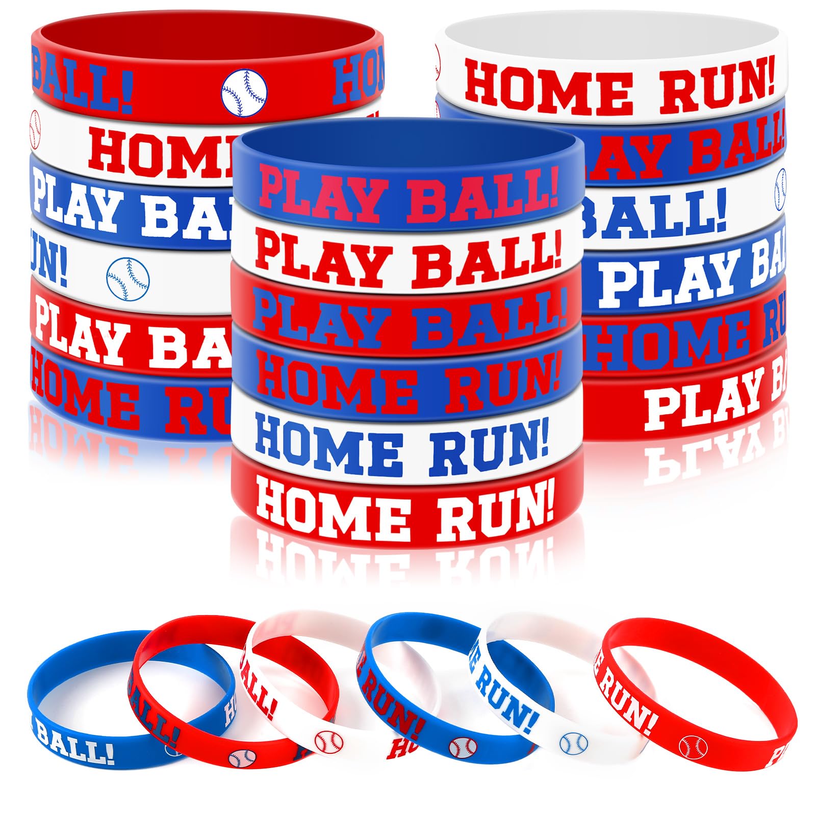 Camping Silicone Bracelets - 42pcs Party Favors -9