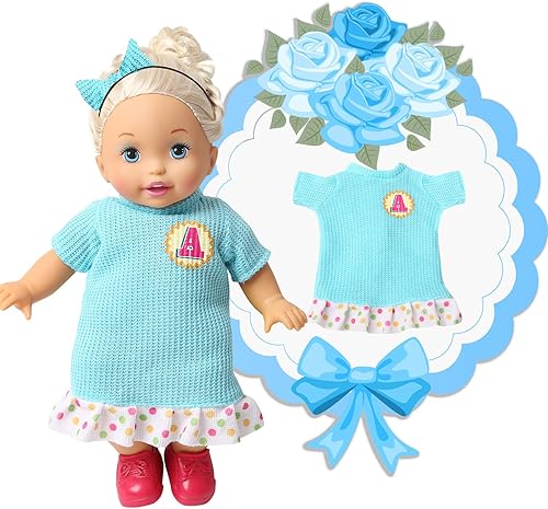 Miniatura 6 de NA BOBO - Juego de 6 ropa para muñecas de 12-14-16 pulgadas, ropa de muñeca de bebé, trajes de disfraces, ropa de muñeca bonita, hecha a mano,