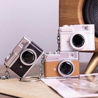LED Glowing Miniature Camera Keychain
