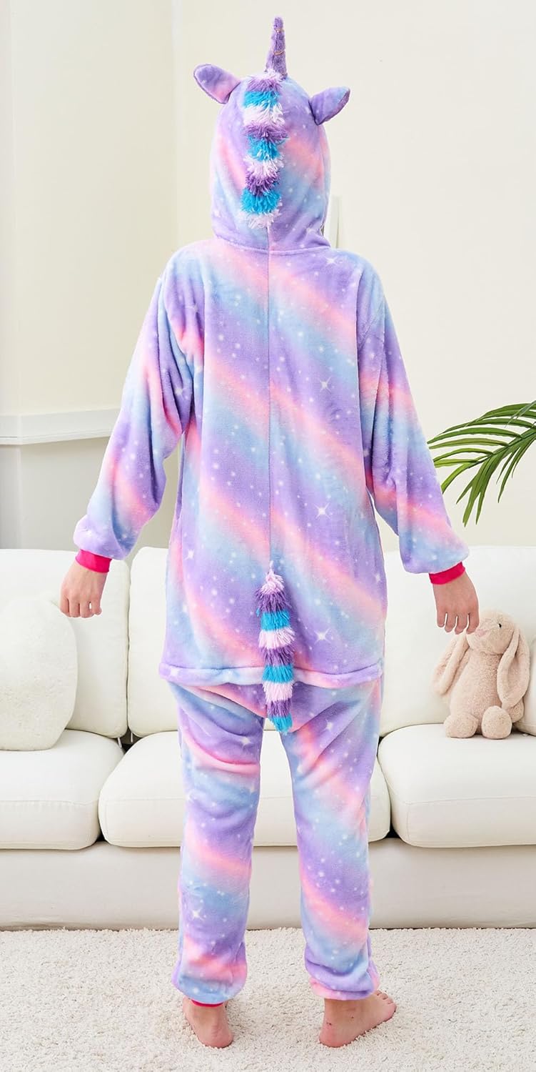 Adult Onesie Unicorn Pajamas for Women Adult Christmas Halloween Cosplay Costume Sleepwear - Image 6