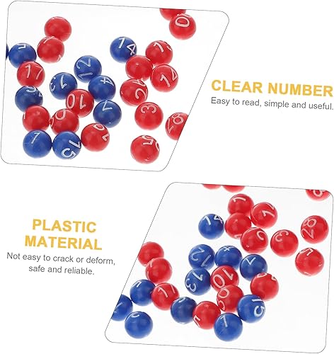 Miniatura 4 de ERINGOGO 49 unids máquina de lotería número de bola de bingo número de lotería bolas números de bingo máquina de bingo bolas sorteo números bolas