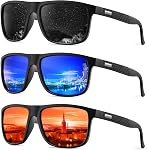 KALIYADI Mens Sunglasses Polarized Sunglasses-for-Men: Classic Sun Glasses with UV Protection for Driving Outdoors