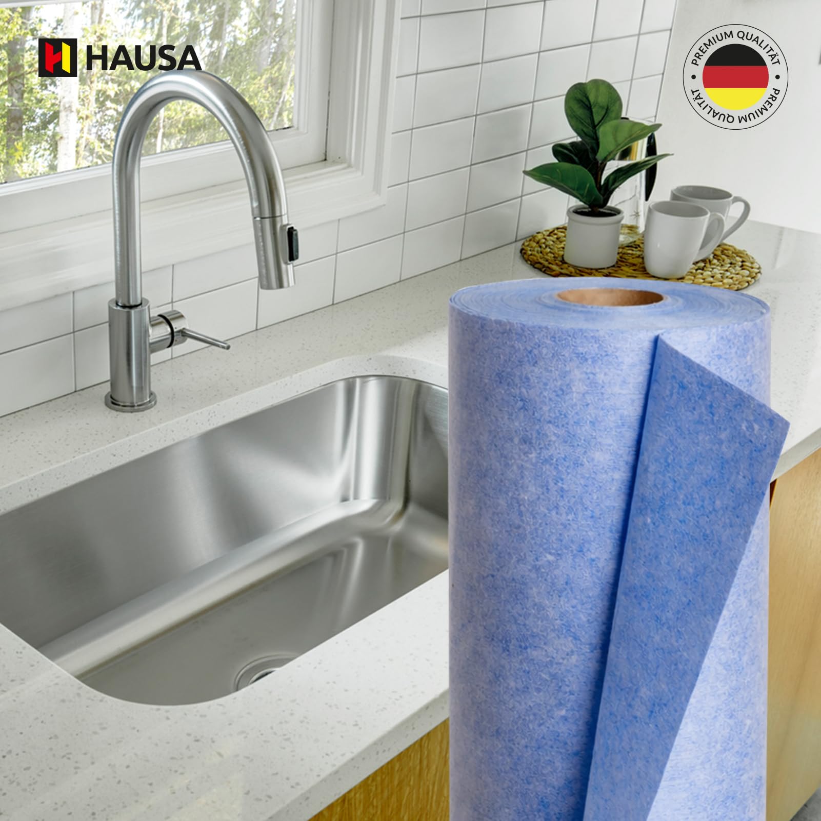 Hausa Sigillatura Pro3 10 m2, impermeabile, resistente al gelo, ideale per bagni e cucine, adatto per riscaldamento a pavimento