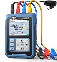 Treedix Stromspannungssignalgenerator, Spannungs- und Stromkalibrator, 4-20ma Signalgenerator 0-10V Stromspannungssimulator, mehrere Signaltypen, Voreinstellungswert für Panel Debugging Device Test
