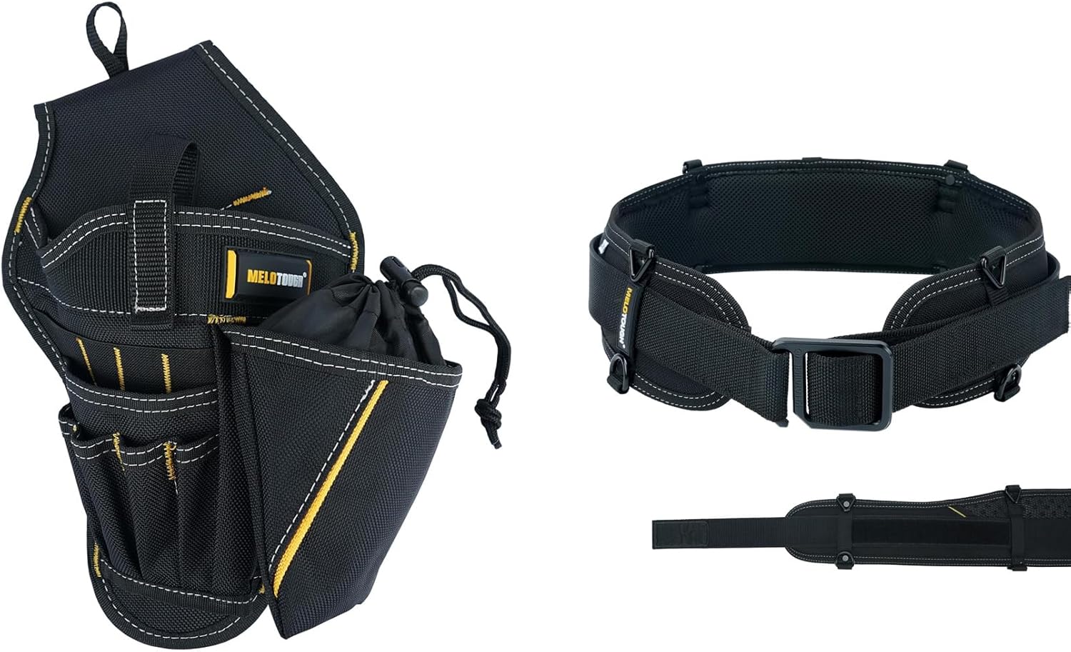 MELOTOUGH Drill Holster Impact Driver Holster,and Padded Tool Belt
