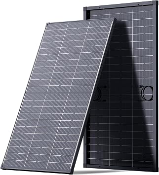 120W Solar Panel,Callsun 120 Watt N-Type 16BB Bifacial Solar Panel, Over 25% High Efficiency Monocrystalline PV Module for 12V Battery System,RV Rooftop Power Station Off-Grid