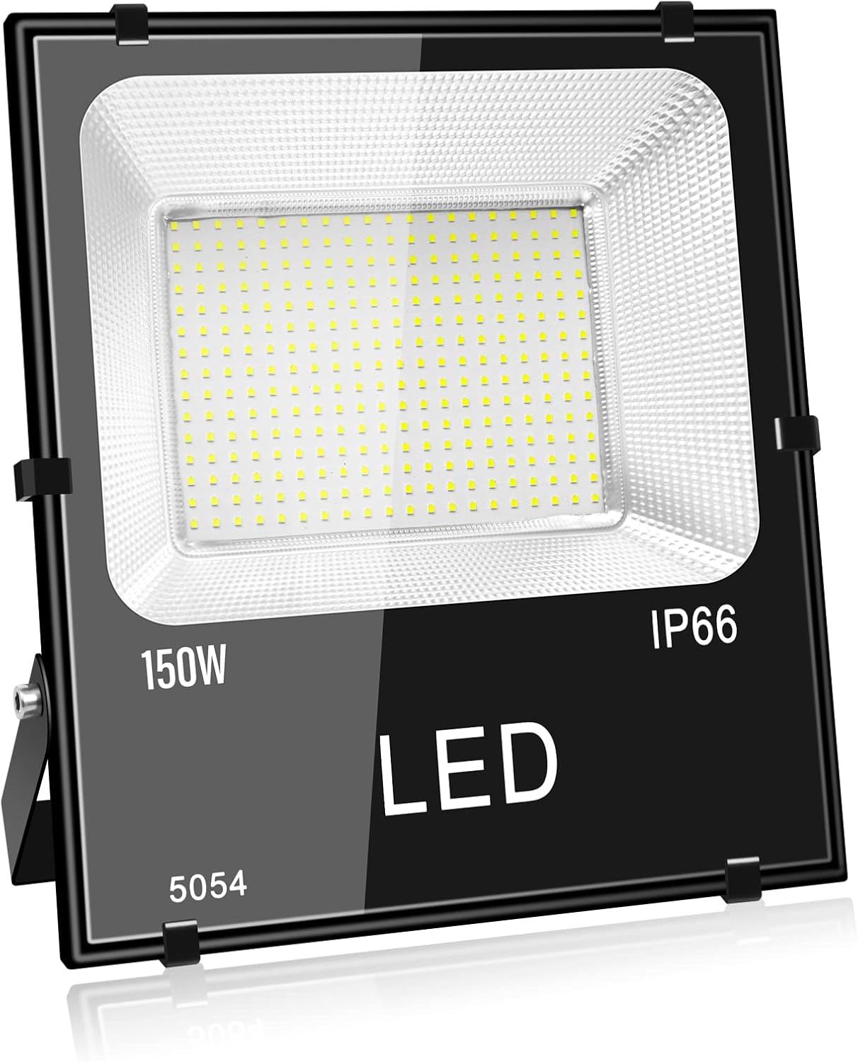 AUXTINGS LED Flood Lights 150W 15000LM Stadium Outdoor Security LED Arena Lights 80V-240V 6000K Daylight White Commercial Lighting for Sports Fields and Counts Yard Backyard Parking,IP66