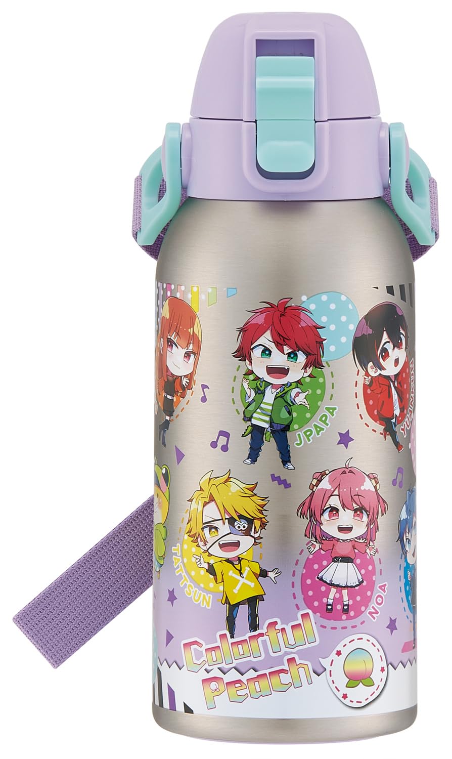 Amazon.co.jp: スケーター(Skater) 水筒 子供用 直飲み 600ml カラフル