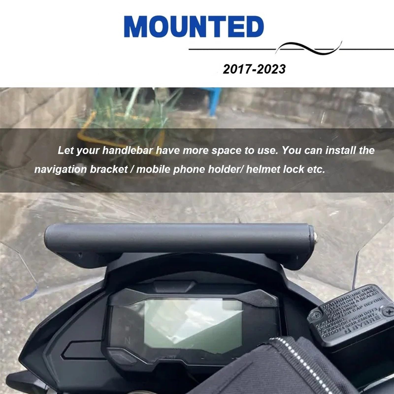 Motocicleta Soporte Teléfono Soporte Placa Navegación GPS para Teléfono De Motocicleta12/22 Mm para G310GS 2017 2018 2019 2020 2021 2022 2023 Soporte Adaptación para Manillar Moto GPS Soporte