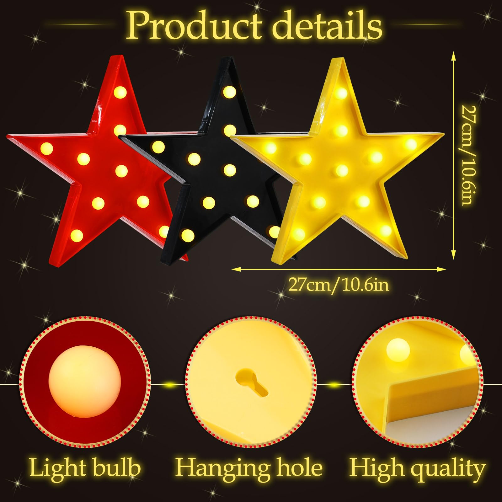 Amazon.co.jp : VIHOSE スターマーキーライト プラスチックナイト