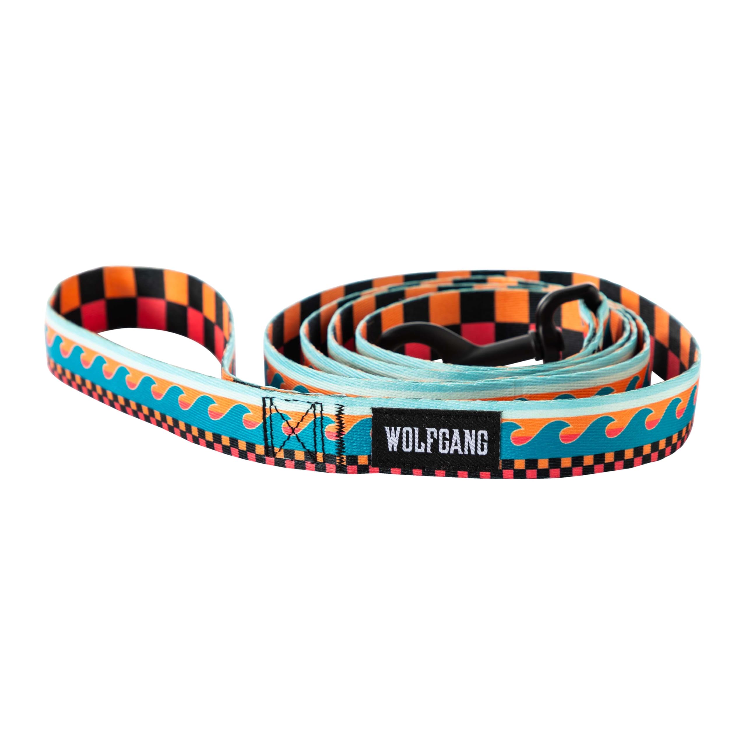 Wolfgang 1 Inch Venture Dog Leash Buenaonda Print Small