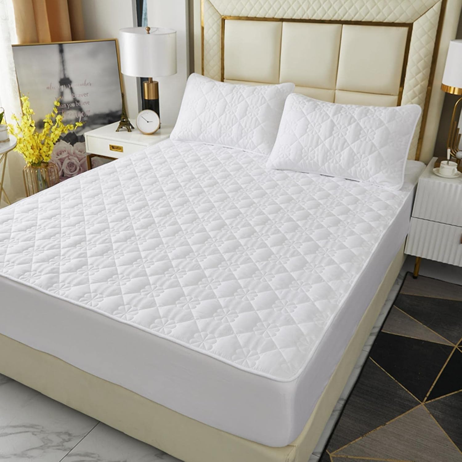 Extra Deep Pocket Fitted SheetSoft Breathable bed sheet