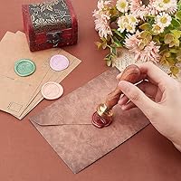 Vista 4 de PH PandaHall Sello de cera de cruz de Pascua, sello de sellado cruzado vintage, sellos de cera retro para adornos de boda, invitaciones de fiesta