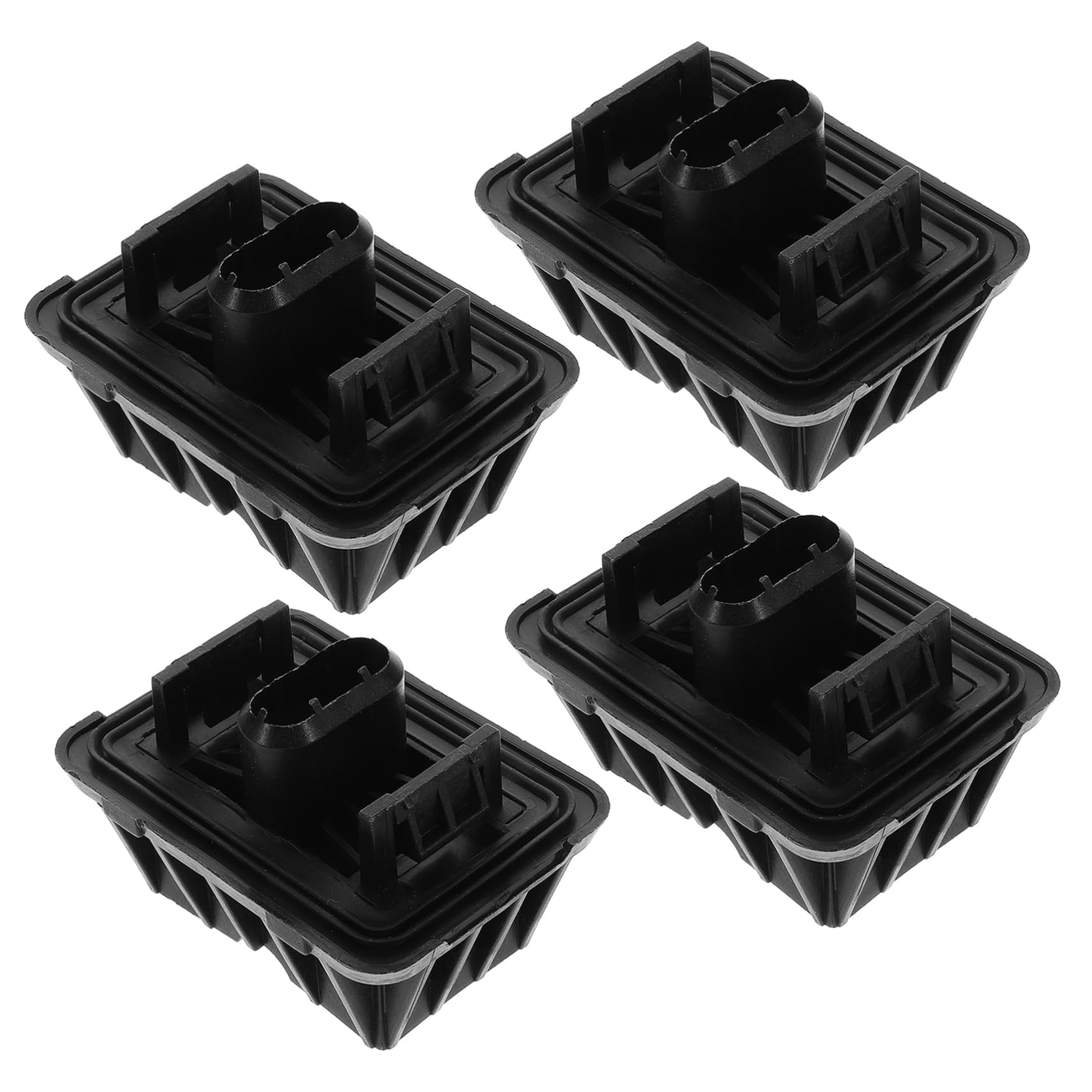 MAGICLULU in Gomma per Martinetto Sollevamento 4 Pezzi Base Resistente per Auto Compatibile Martinetti da Accessori Sicuri per Manutenzione Veicoli