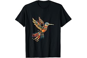 Hummingbird Native American Indigenous Fashion T-Shirt