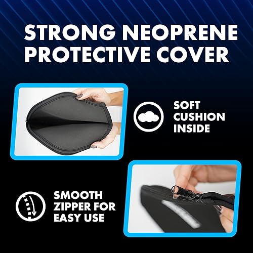 Miniatura 5 de Professor Pickleball Funda de neopreno para paletas de pickleball universal, evita arañazos y abolladuras, perfecta para viajes y protección