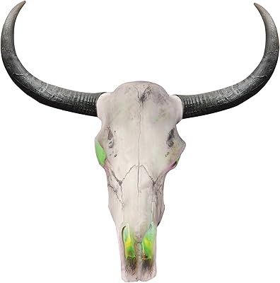 Morris Costumes Longhorn Skull 24 Inch Lightup