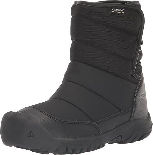 KEEN Botas de nieve unisex para niños, aisladas, impermeables, duraderas, fáciles de poner