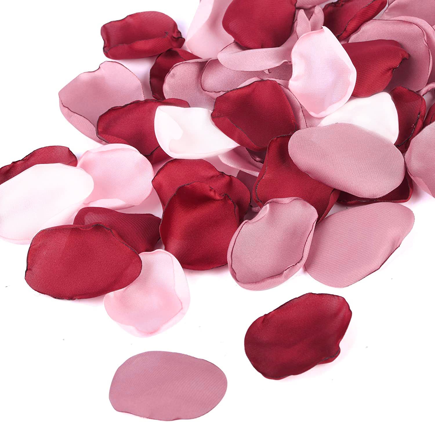Folat 24881 Romantic Love Decorative Rose Petals Red Pink Mix Rose Petals Rose Petals for Wedding Valentine's Day or Mother's Day