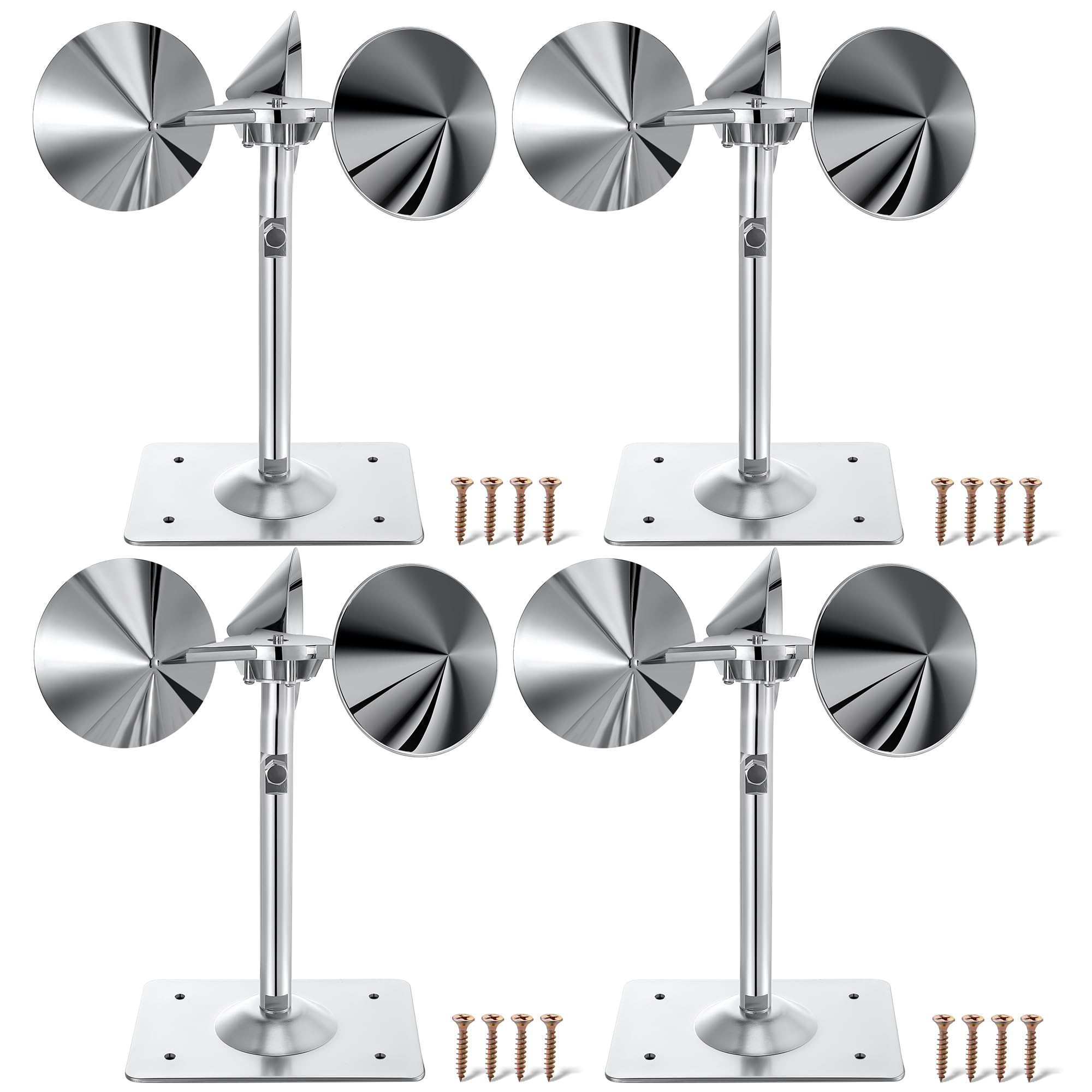 Qualirey 4-Pack Reflective Spinning Bird Deterrent