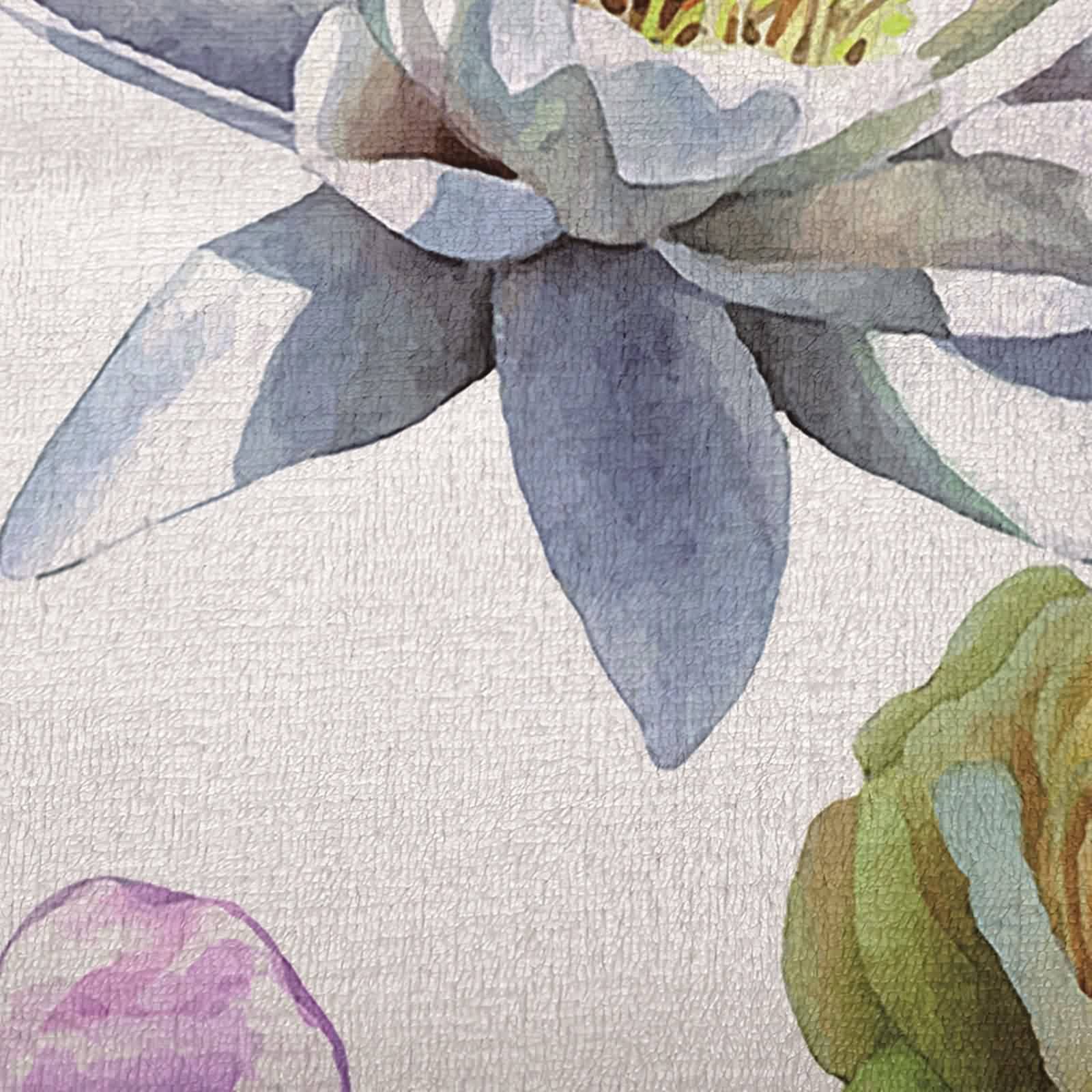Kuscheldecke 150x200 Violett, Blanket Living Room Flanell Grün Blumenmuster Flanelldecke Weich Kuschelig Warm Wohndecke Sofa Bett Geschenk