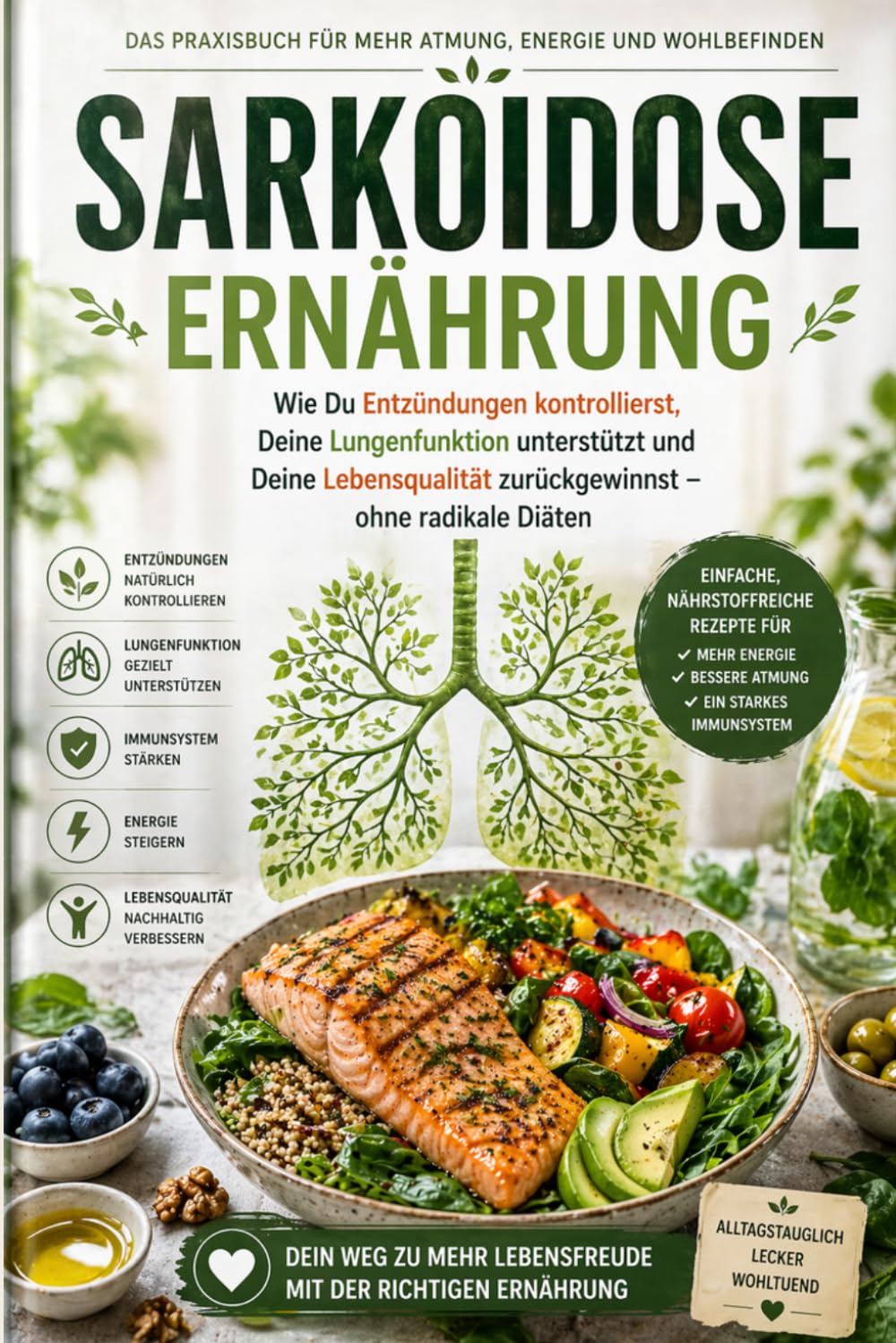 Sarkoidose Ernährung: Wie Du Entzündungen kontrollierst, Deine Lungenfunktion unterstützt und Deine Lebensqualität zurückgewinnst – ohne radikale Diäten