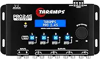 Processador de Áudio Taramps Pro 2.4S Digital 4 Vias Saída RCA e Fio Crossover Equalizador 15 Bandas Anti-Puff Alinhamento Som Automotivo Profissional Alta Performance 12 Presets DSP