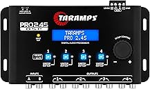Taramp's Pro 2.4S DSP Crossover full Digital Signal Processor and Equalizer with sequencer 15-band Graphic Equalization 12 preset EQ 2-Channel in and 4-Channel Out