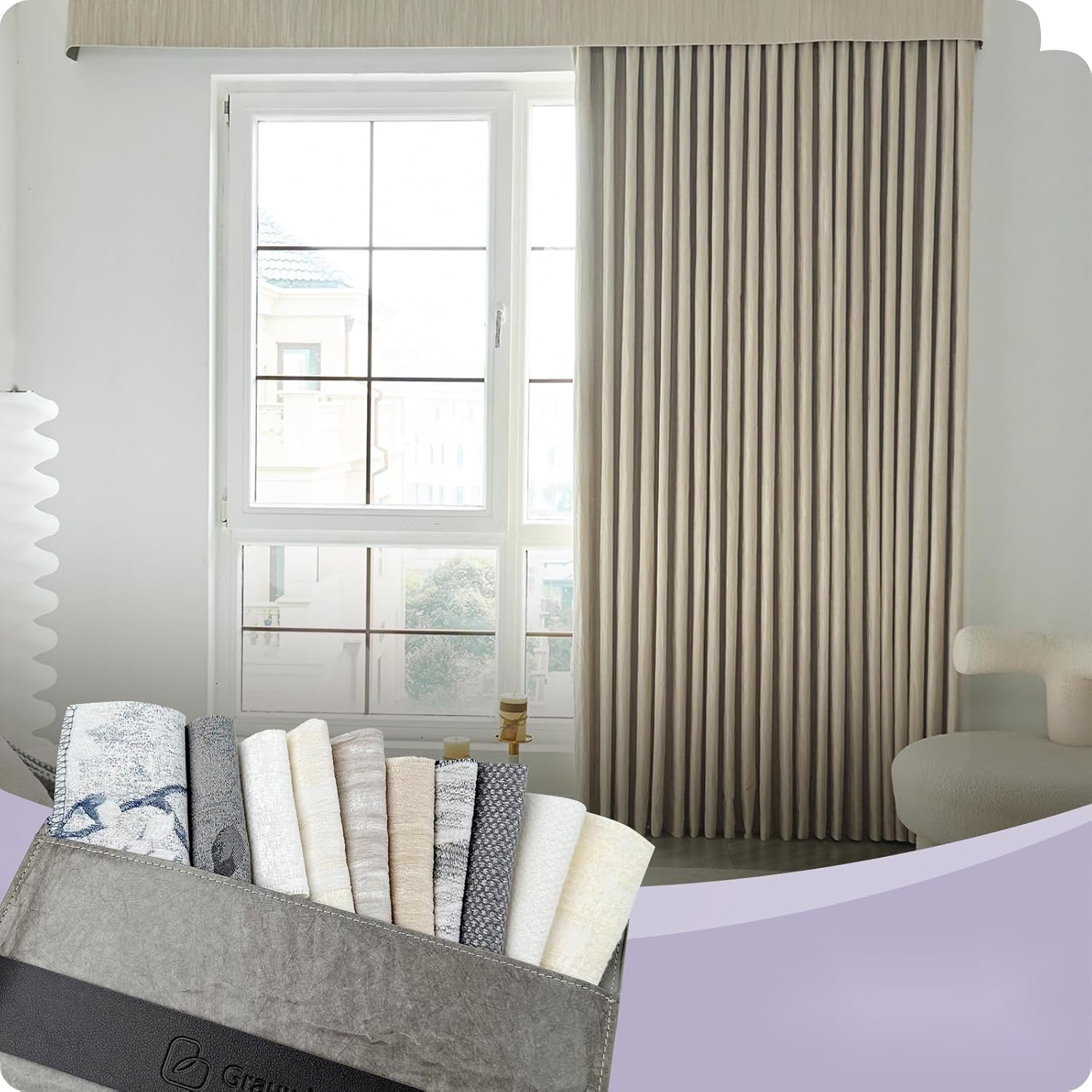 Amazon.com: Graywind Custom Curtains Drapes for Sliding Door Room One ...