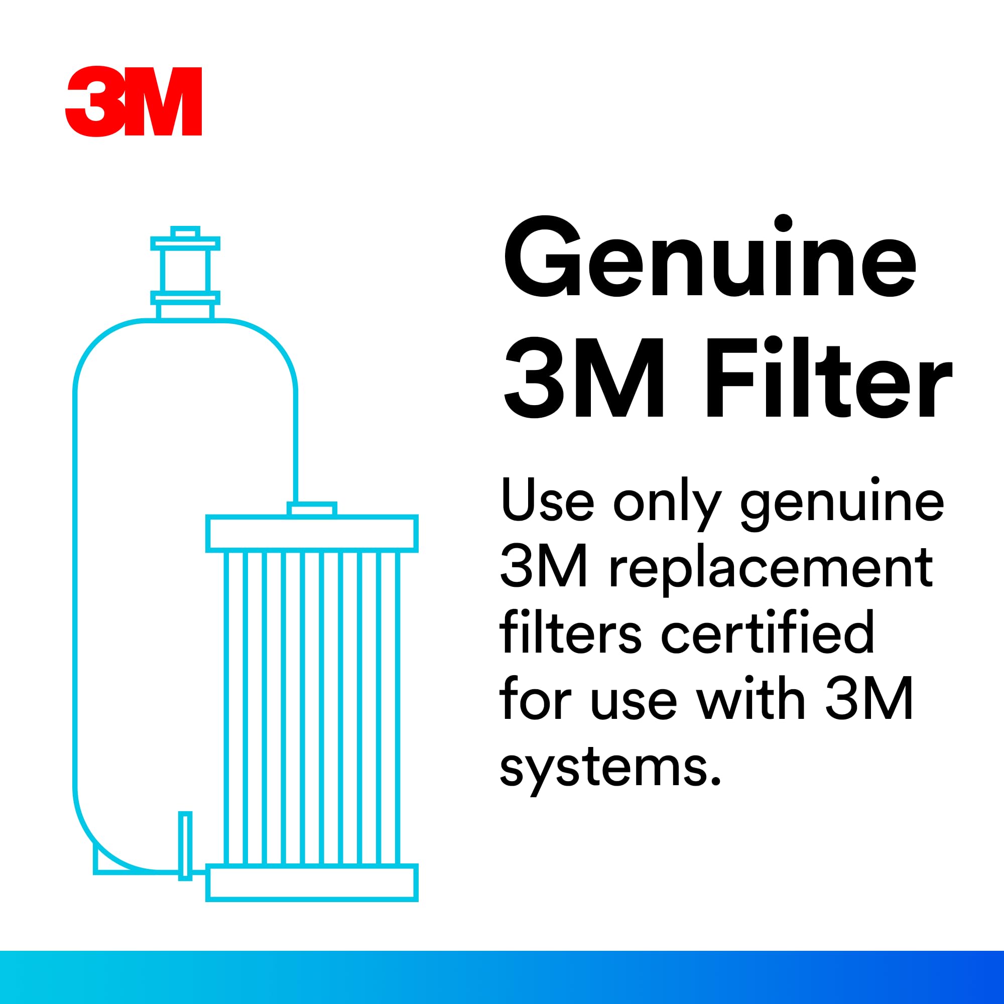 Filtrete Filtro de agua de carbón activado granulado de gran capacidad 4WH-HDGAC-F01. Para uso con sistema 3WH-HD-S01