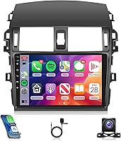 Vista 1 de Radio de coche Carplay 2G+64G para Toyota Corolla 2009 2010 2011 2012 2013, Rimoody estéreo de coche Android Android auto GPS WiFi pantalla táctil