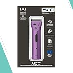 Wahl Canada Arco Clipper sans fil pour animaux de compagnie – Lame réglable 5-en-1, système de batterie double, outil silencieux de grooming léger pour chiens, chats & Chevaux, 80 minutes – Modèle 59156