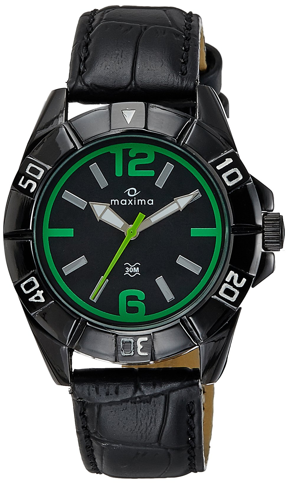 Maxima Uber Collection Analog Black Dial Men's Watch - 35664LAGB