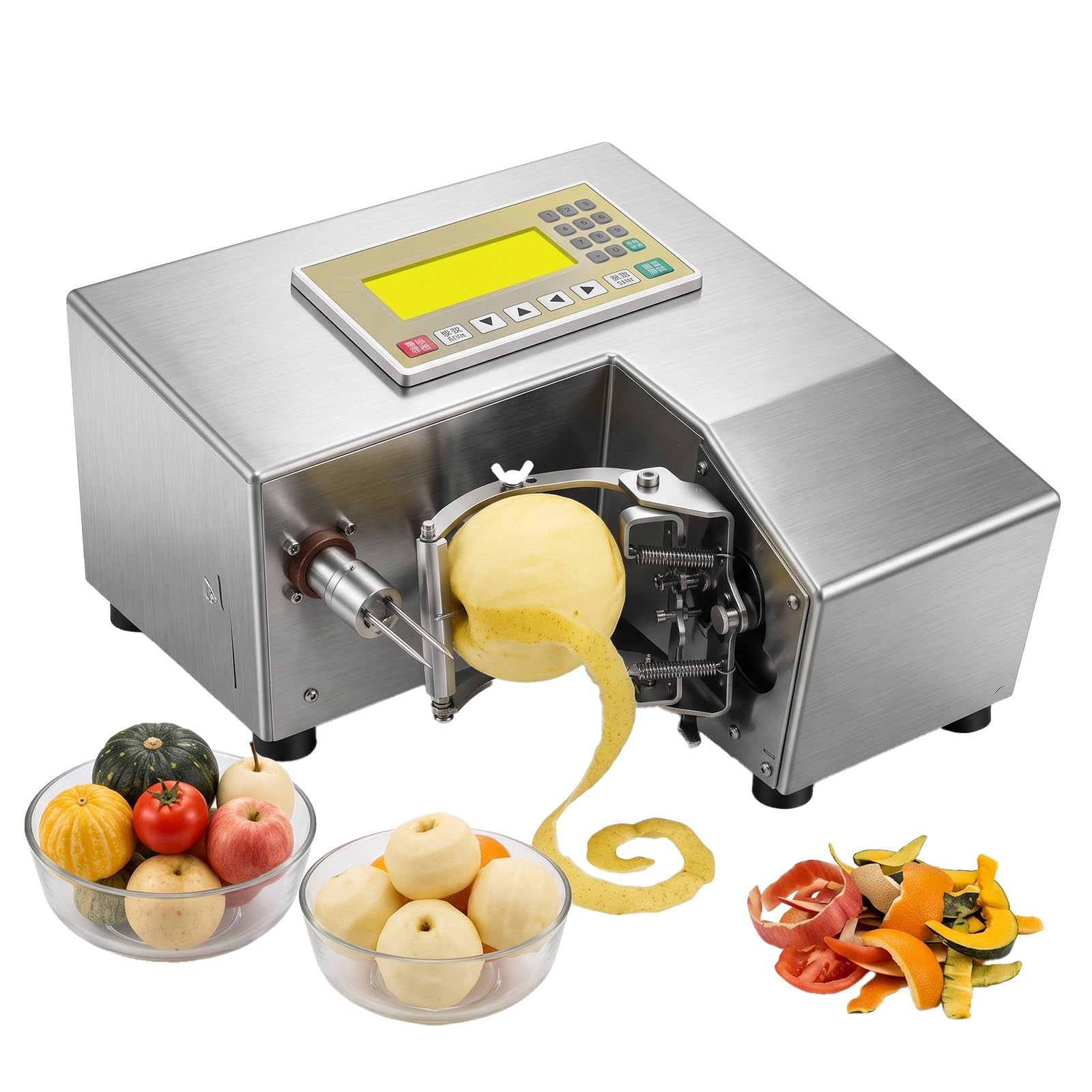 Intelligenter Tisch-Obstschäler, Edelstahl, 300–350 Stück/h