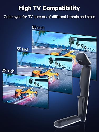 Miniatura 6 de Retroiluminación LED para TV con cámara, luces LED de 9.84 pies para televisores y monitores de PC de 45 a 65 pulgadas, luces de TV inteligentes con