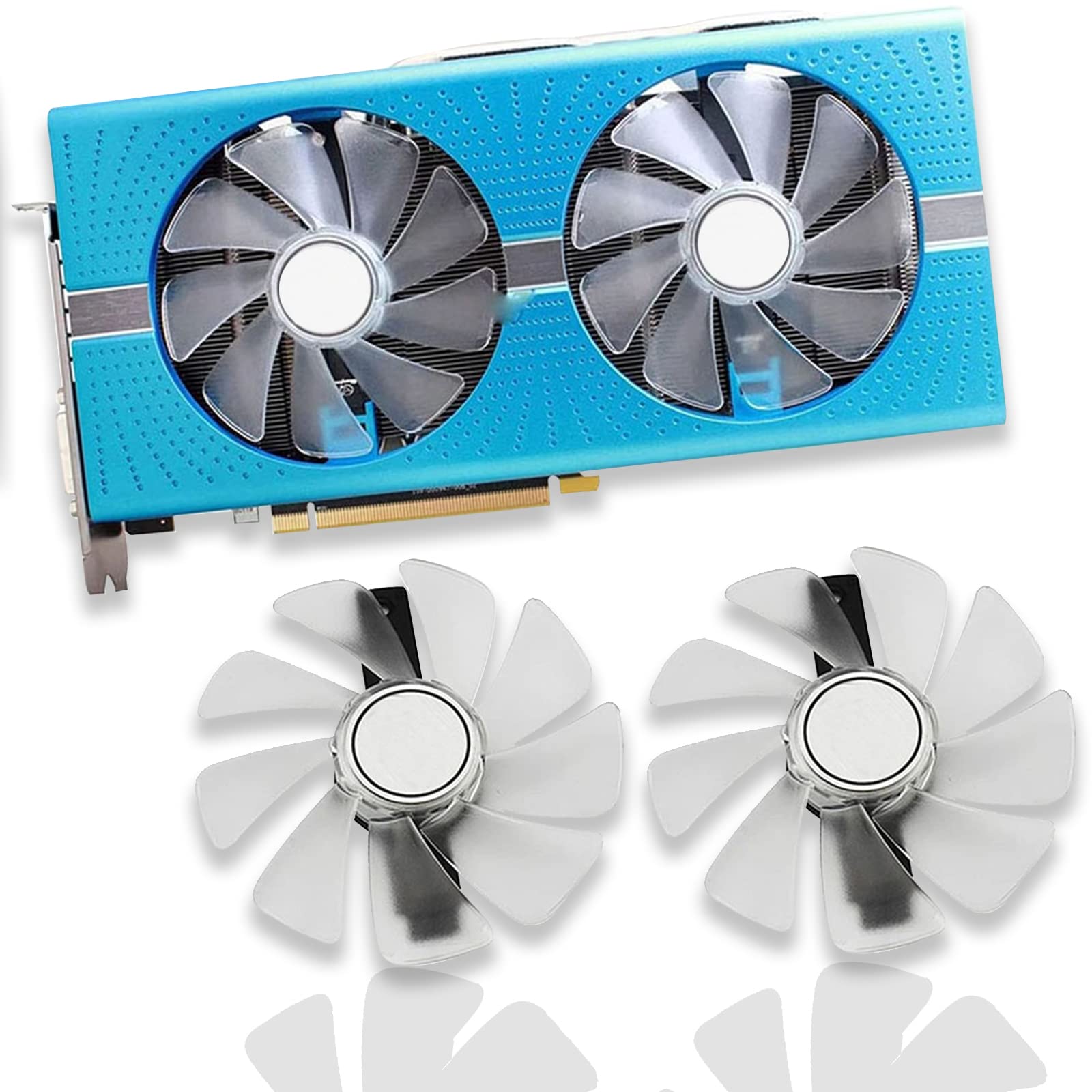 Ventilateur GPU Sapphire NITRO RX 580 95mm CF1015H12D FDC10U12S9-C - 6