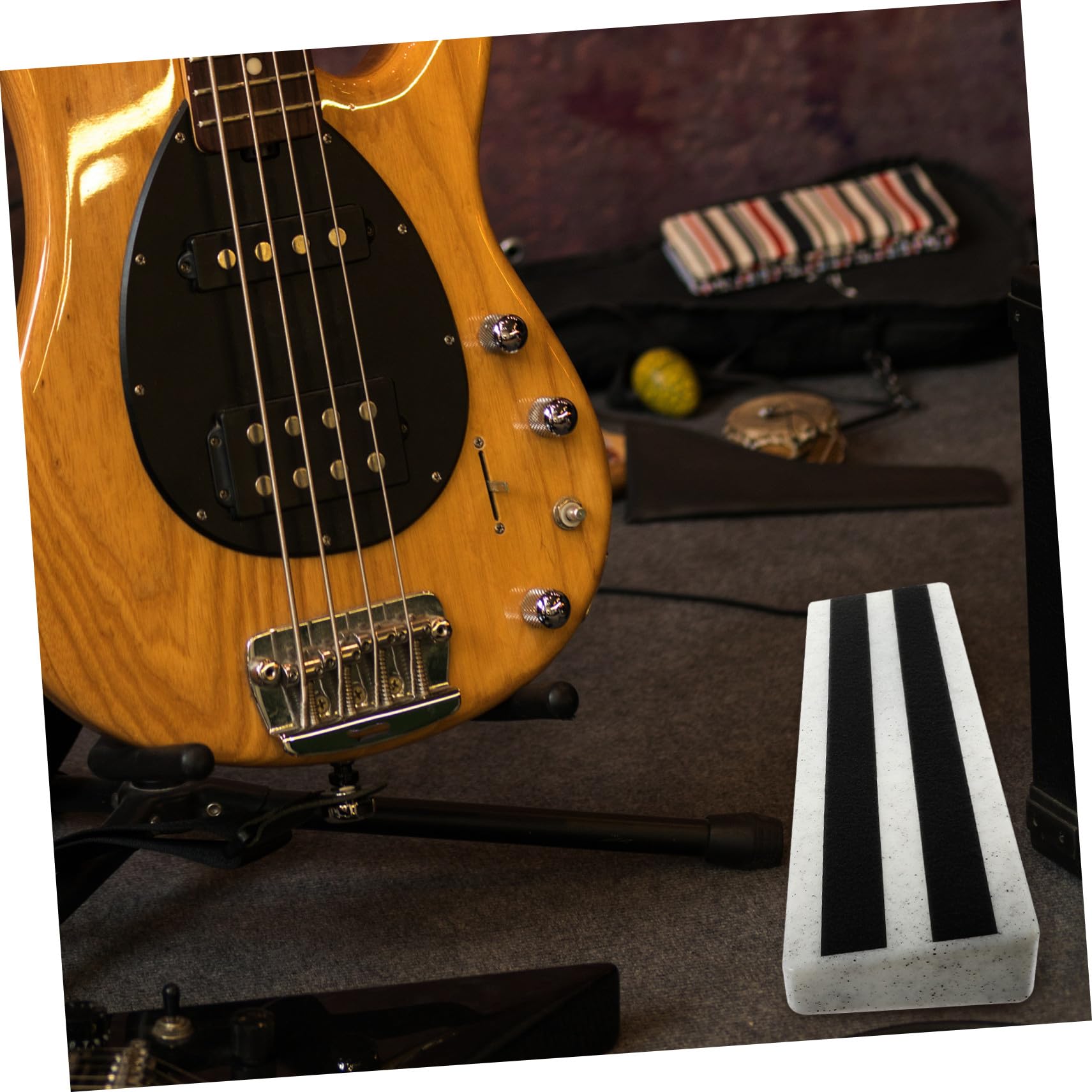 UPKOCH Pedalera de Efectos para Uso Práctico Diseño Confiable y Material Pe Seguro para Guitarra Eléctrica en Escenarios y Estudio