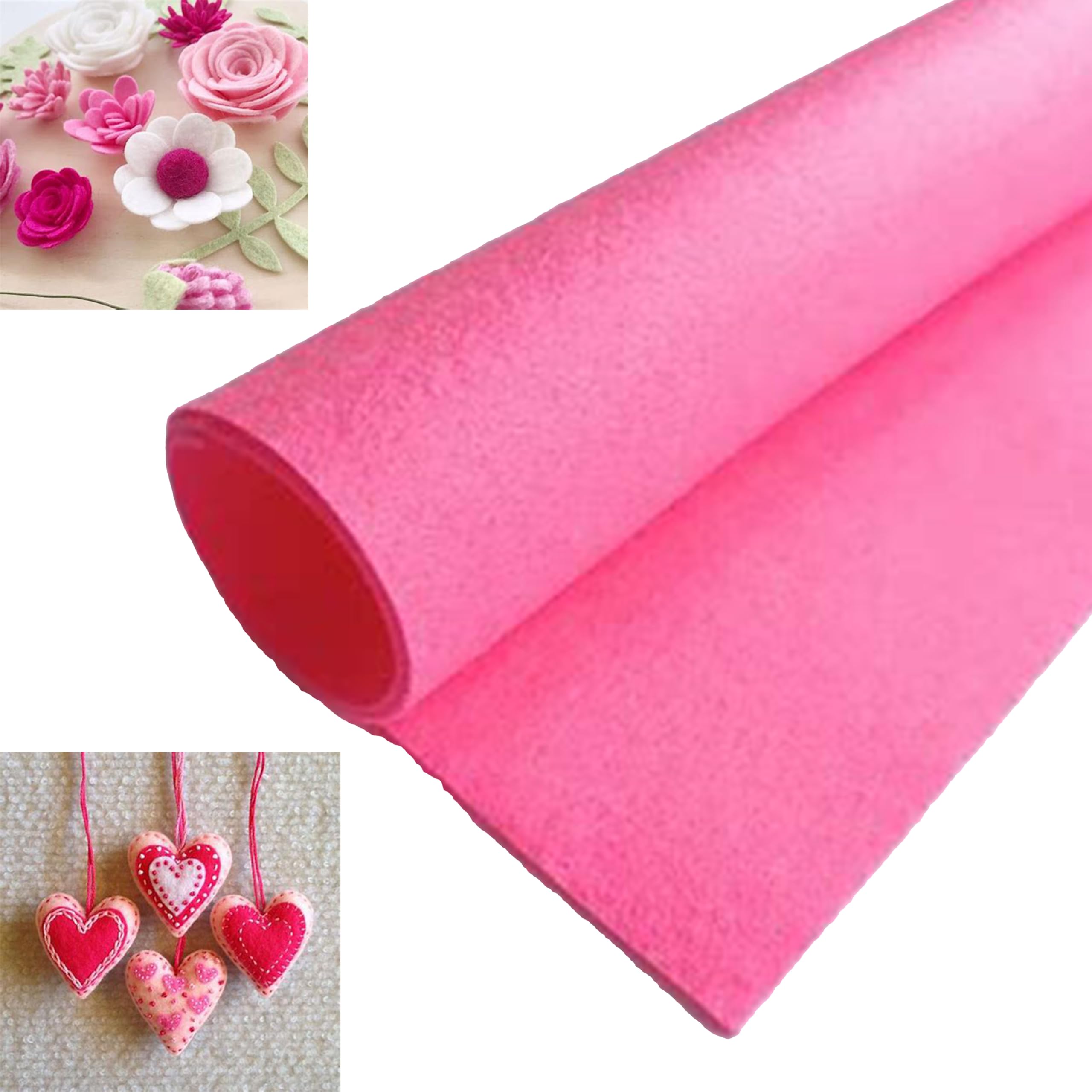 CANVASS Pack of 10 Bright A4 Size Multicolored Stiff Felt Sheet 1mm Thick for Craft (20cm*30cm) (A4 Size, Light Pink) (B0CTS26ZTT) Amazon Price History, Amazon Price Tracker