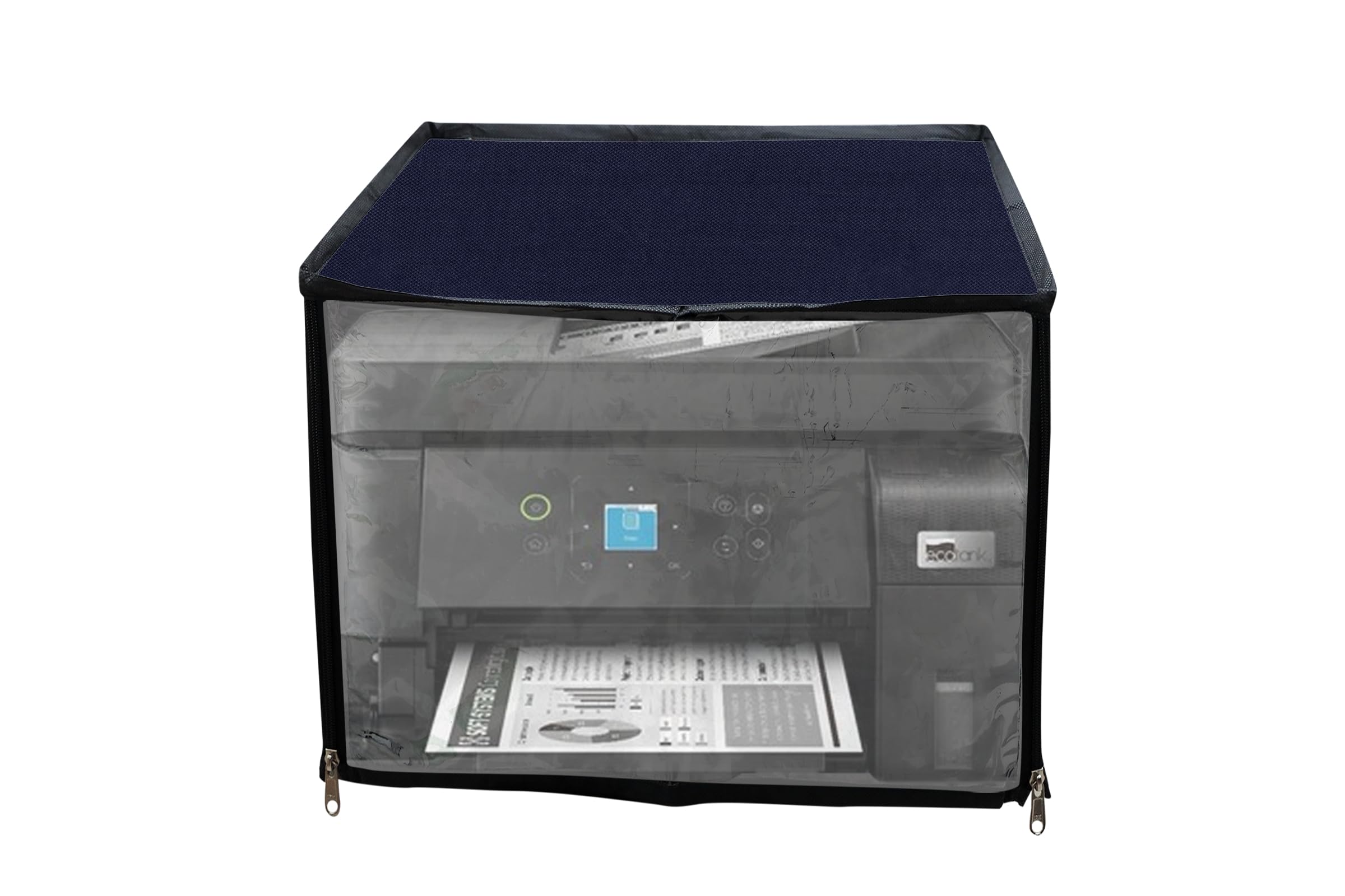 JMT Printer Cover Suitable For Epson Eco Tank M2050 Ink Tank Printer (Solid Blue)-picture-29